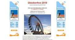 Desktop Screenshot of oktoberfest2019.de